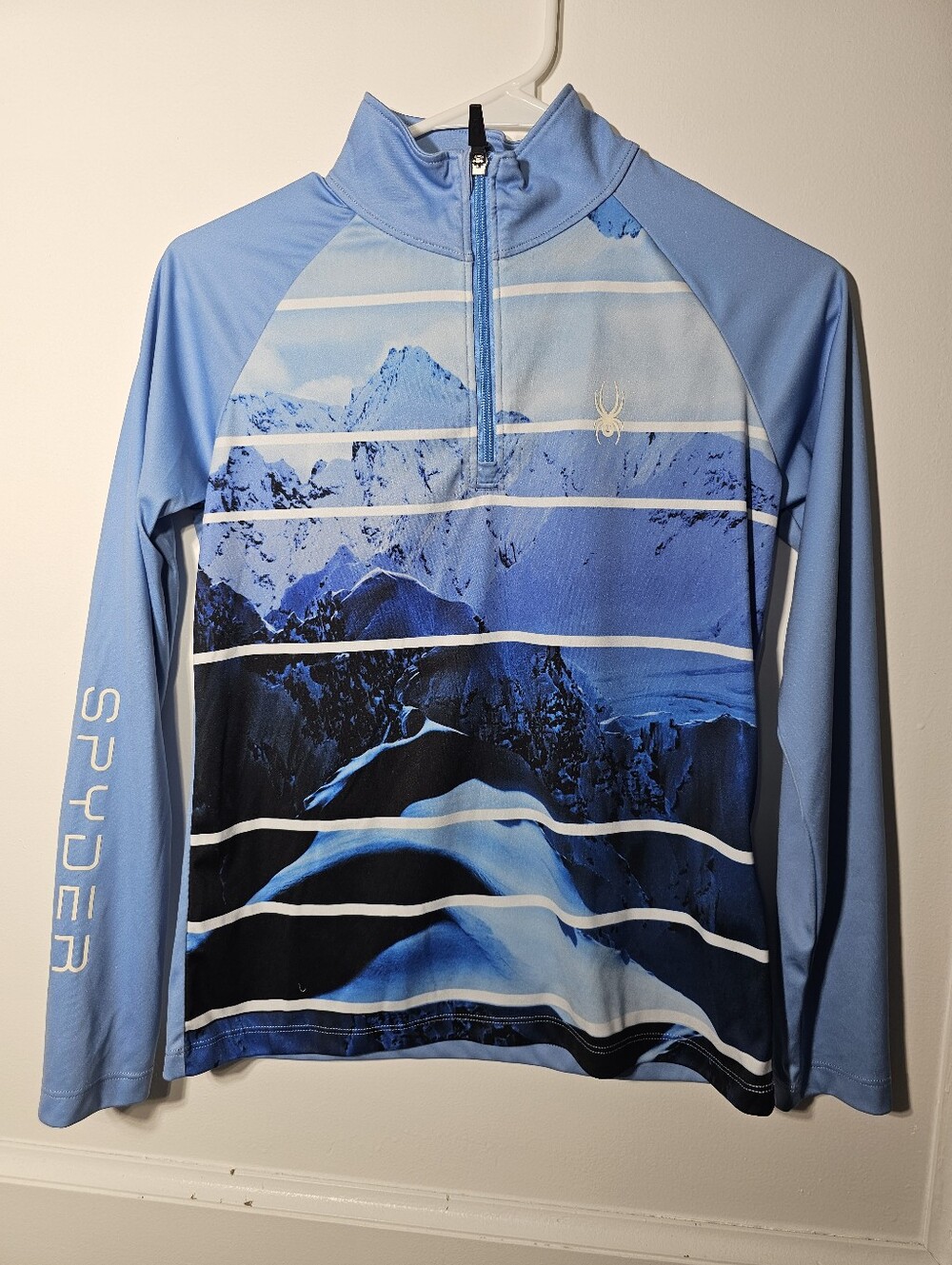 Spyder Limitless Powder Peak Girls Stryke Zip T-neck